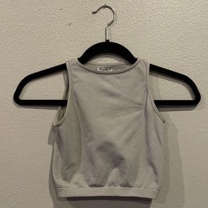 Free people intimates grey crop top size xs/s